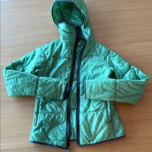 Women's Green Puffer Jacket